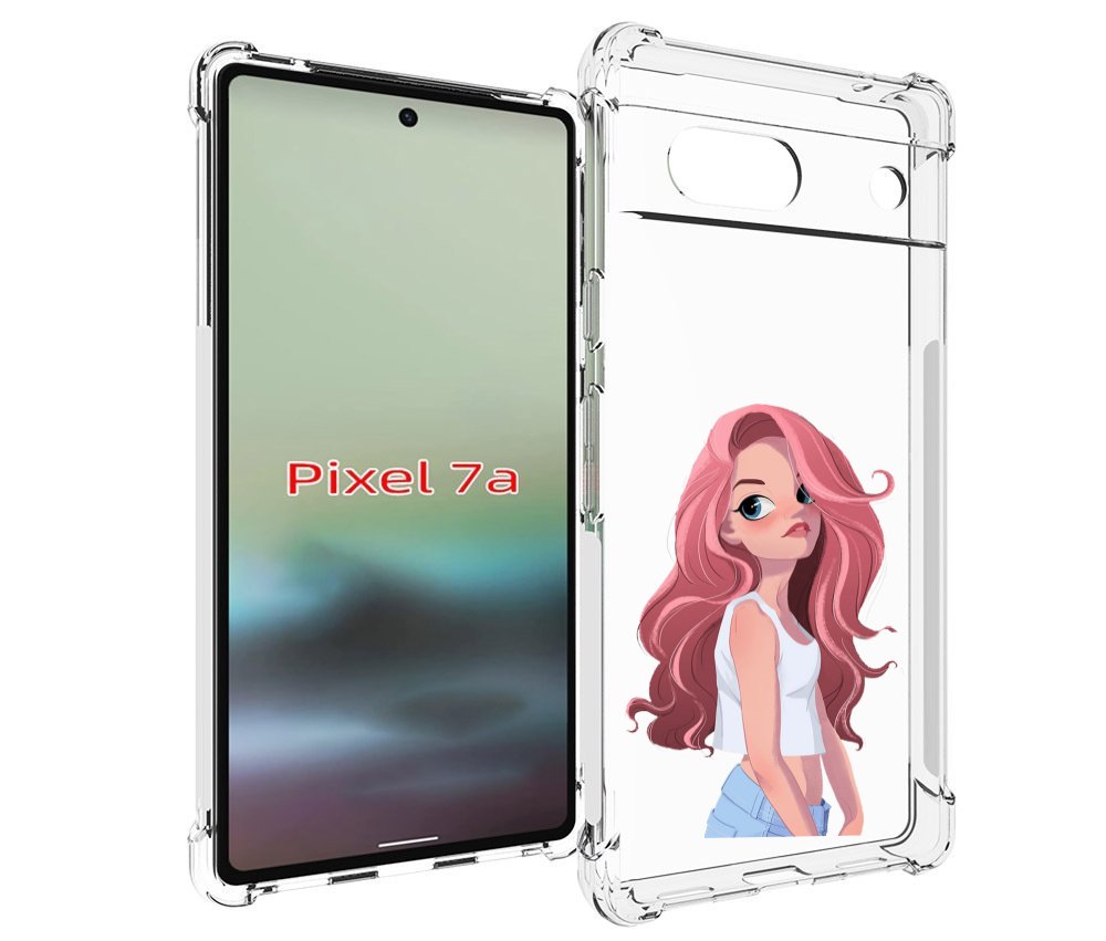 

Чехол MyPads Мультяшный-арт-девушки женский для Google Pixel 7A, Tocco
