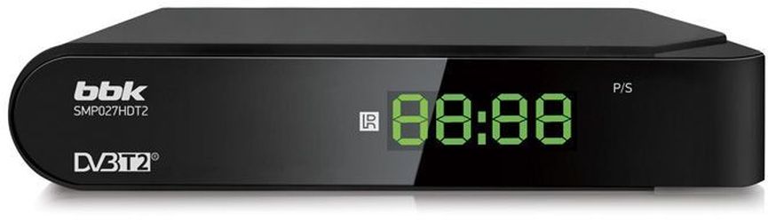 фото Dvb-t2 приставка bbk smp027hdt2 black