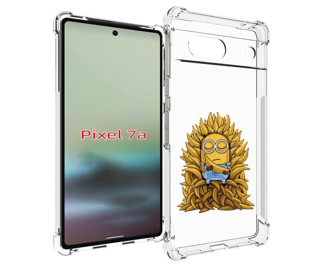 

Чехол MyPads Миньон с бананами для Google Pixel 7A, Tocco