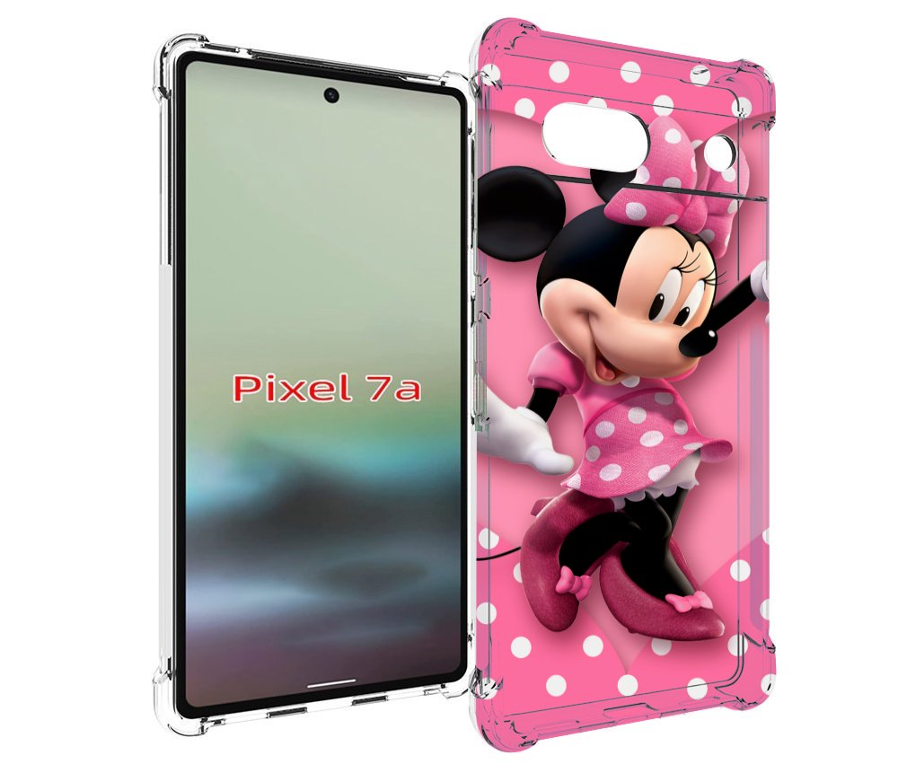 

Чехол MyPads Минни-Маус-в-сердце женский для Google Pixel 7A, Tocco