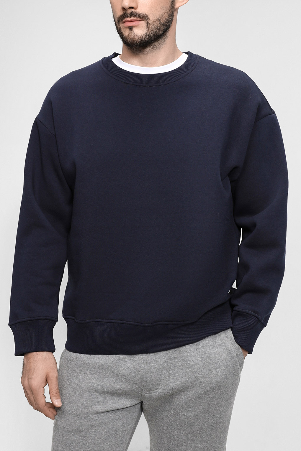 

Свитшот мужской MARCO DI RADI MDR221011238CD-205 синий M, MDR221011238CD-205