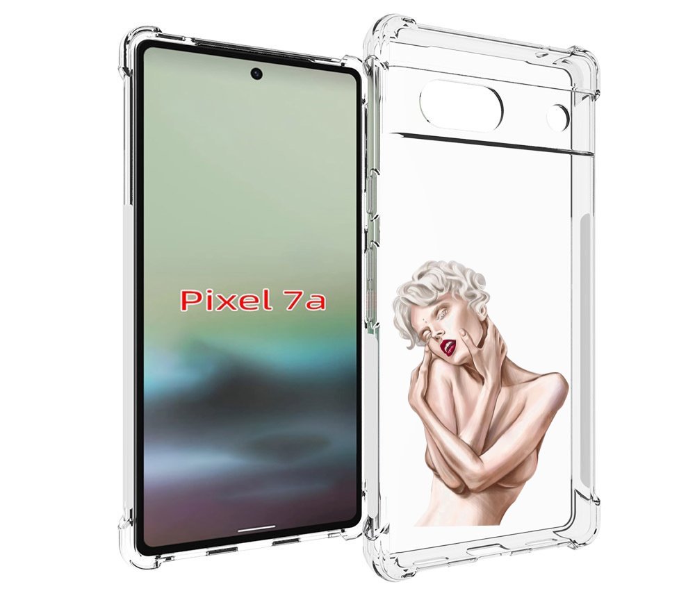 

Чехол MyPads Мигера женский для Google Pixel 7A, Tocco