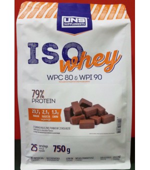 фото Протеин uns iso whey, 750 г, молочный шоколад