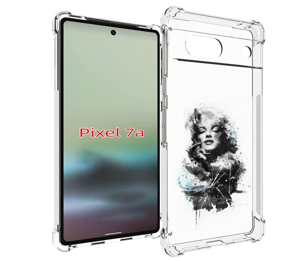 

Чехол MyPads Мерлин Монро загадочная женский для Google Pixel 7A, Tocco