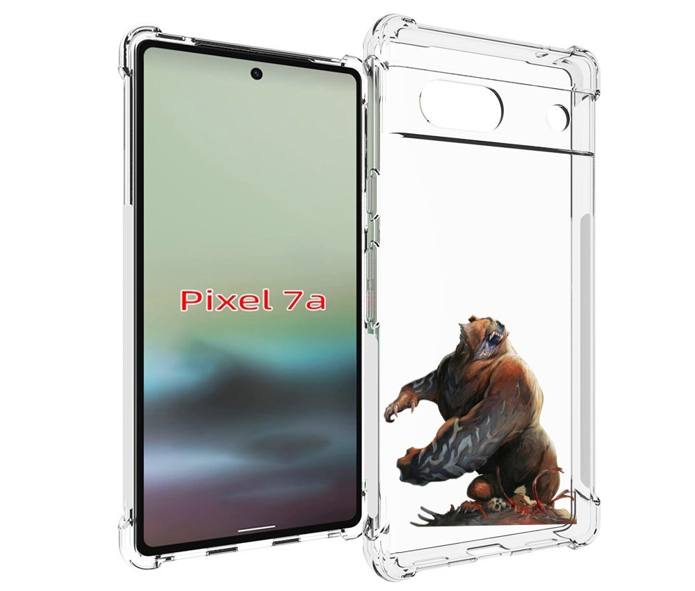 

Чехол MyPads Медведь-жестокий для Google Pixel 7A, Tocco