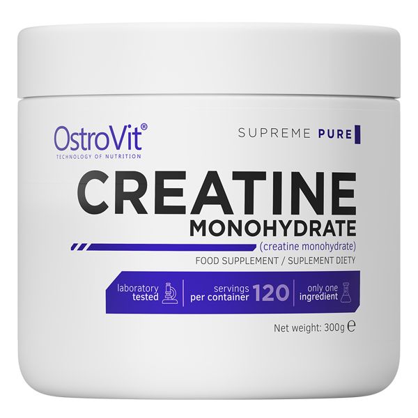 Креатин OstroVit Creatine Monohydrate, 300 г, без вкуса