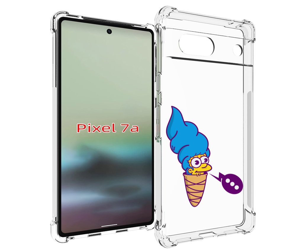 

Чехол MyPads Мардж-рожок для Google Pixel 7A, Tocco