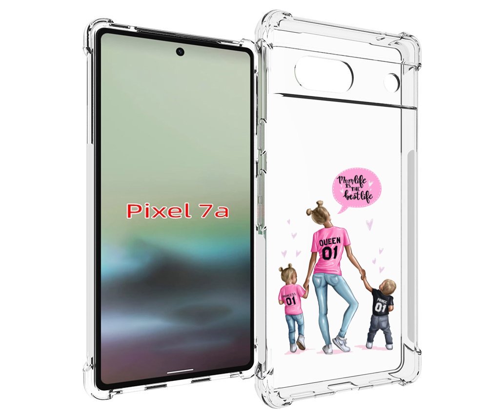 

Чехол MyPads Мама-королева женский для Google Pixel 7A, Tocco