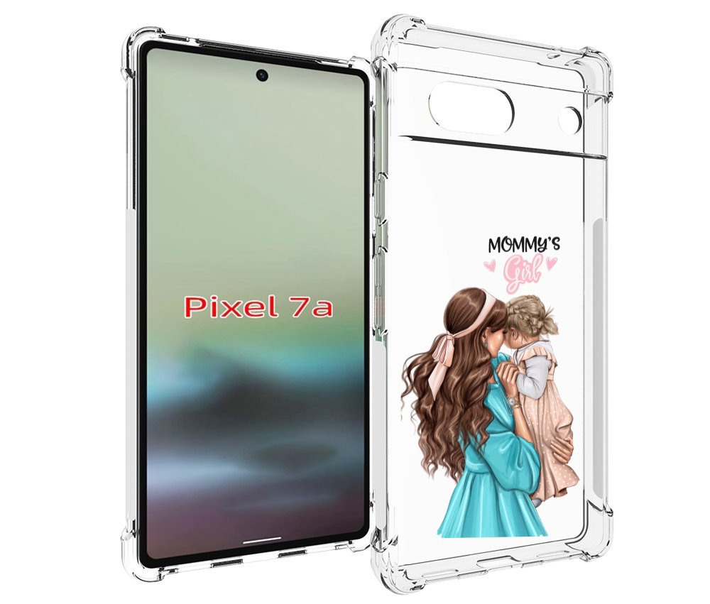 

Чехол MyPads Мама-девочки женский для Google Pixel 7A, Tocco