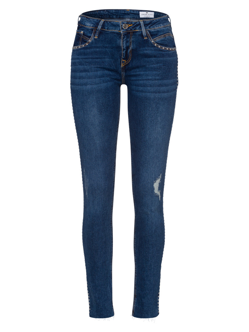 

Джинсы Cross Jeans для женщин, P 461-209, размер 27-32, синие, Синий, P 461-209