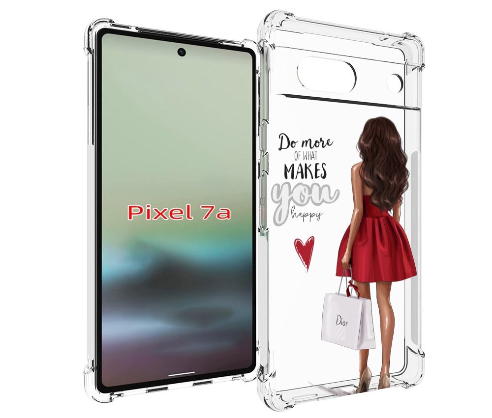 

Чехол MyPads Маленькие-радости женский для Google Pixel 7A, Tocco