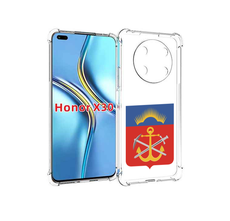 

Чехол MyPads герб-мурманская-область для Honor X30 / Magic4 Lite 5G, Прозрачный, Tocco