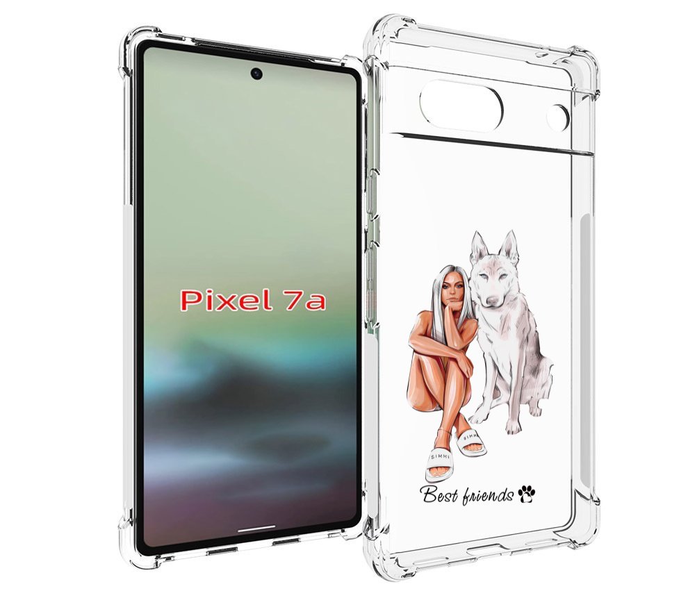 

Чехол MyPads Лучшие-друзья для Google Pixel 7A, Tocco