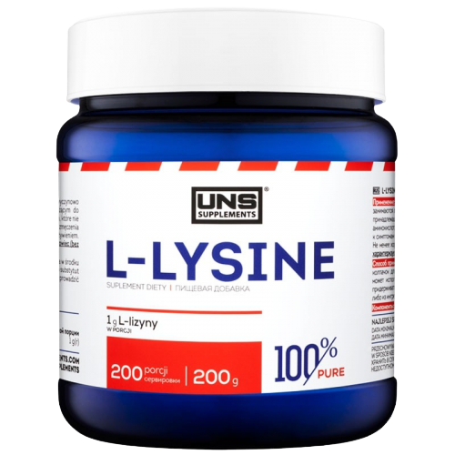 

UNS 100% Pure L-Lysine, 200г