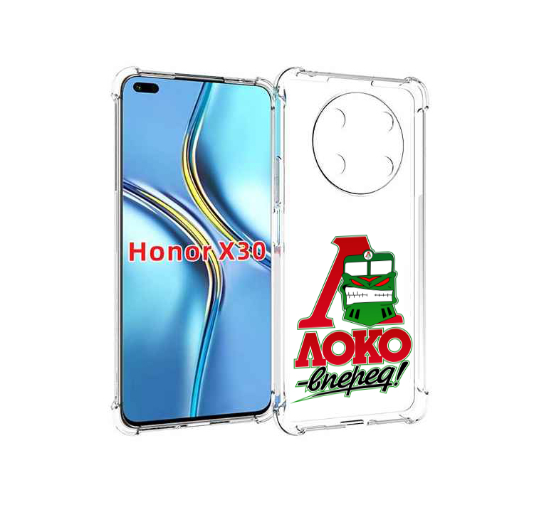 

Чехол MyPads ФК локо вперед для Honor X30 / Magic4 Lite 5G, Прозрачный, Tocco