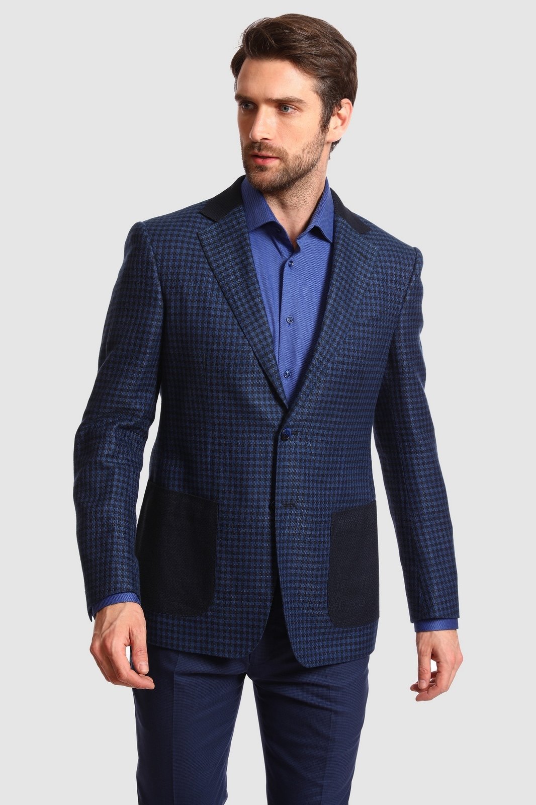 

Пиджак мужской Kanzler 20S-JB4/BL16/N/6 синий 50-52/176, 20S-JB4/BL16/N/6