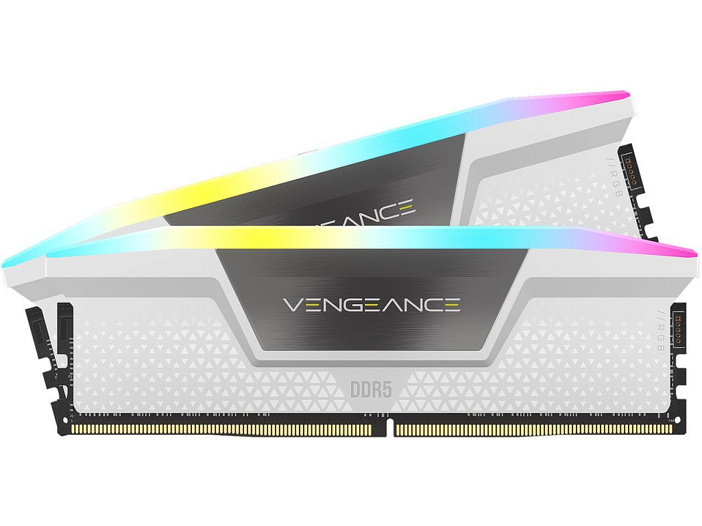 

Оперативная память Corsair Vengeance RGB (CMH32GX5M2B6400C36W) DDR5 2x16Gb 6400MHz, Vengeance RGB