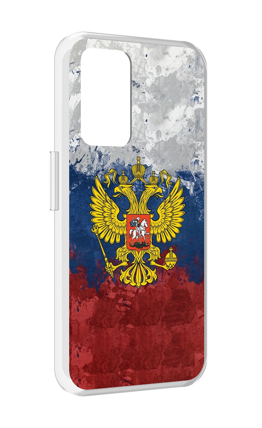 

Чехол MyPads герб-России для Realme GT Neo3T, Прозрачный, Tocco