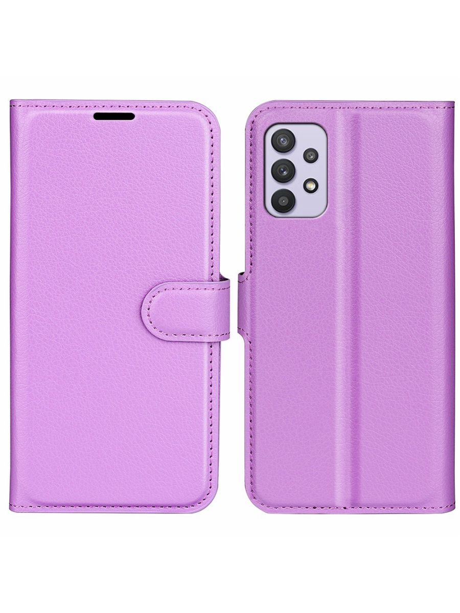 

Brodef Wallet Чехол книжка кошелек для Samsung Galaxy A53 фиолетовый