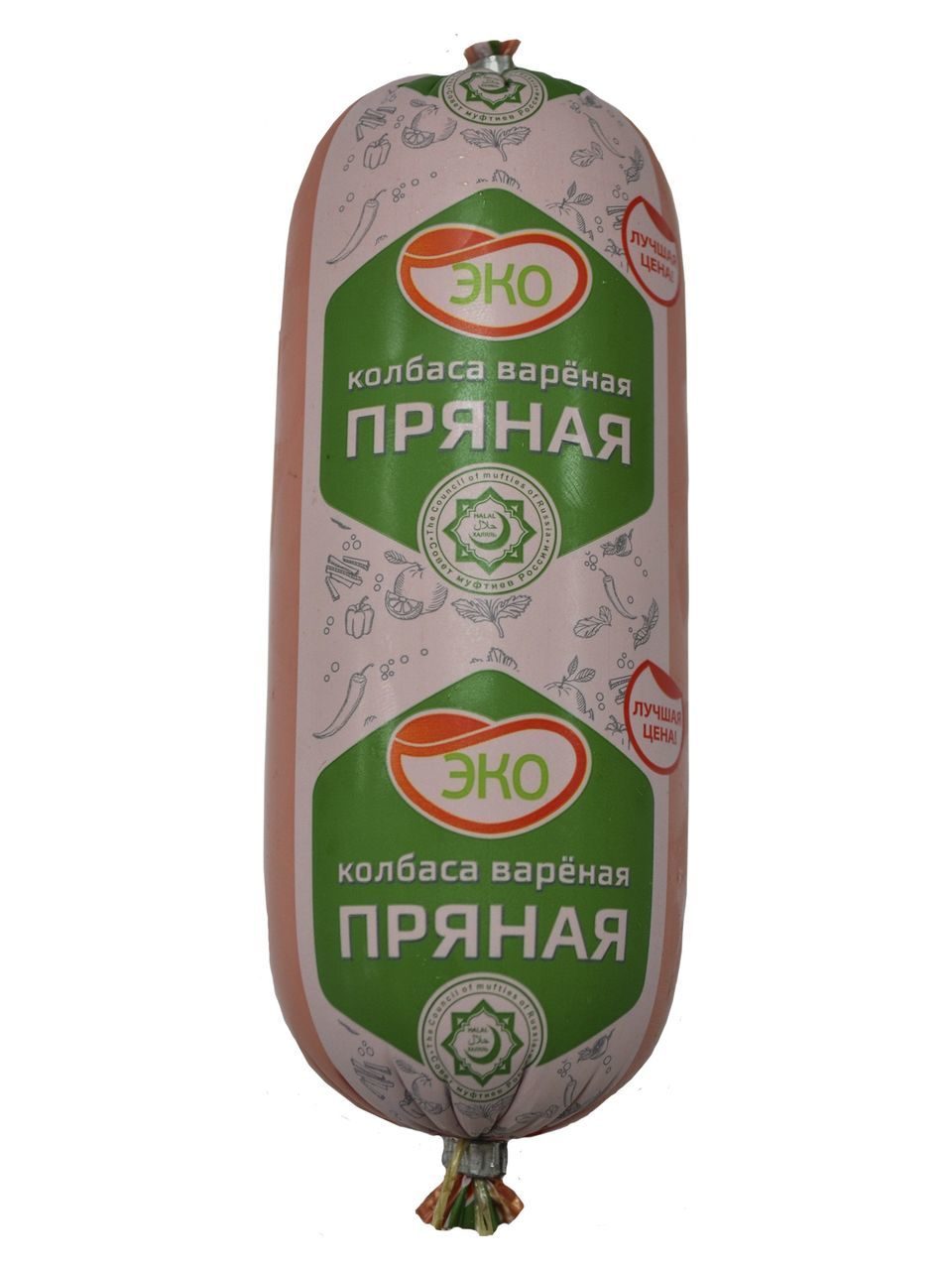 

Колбаса ЭКО Халяль пряная 350 г