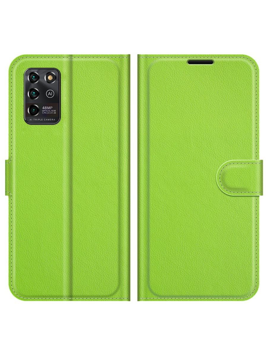 

Brodef Wallet Чехол книжка кошелек для ZTE Blade V30 Vita зеленый