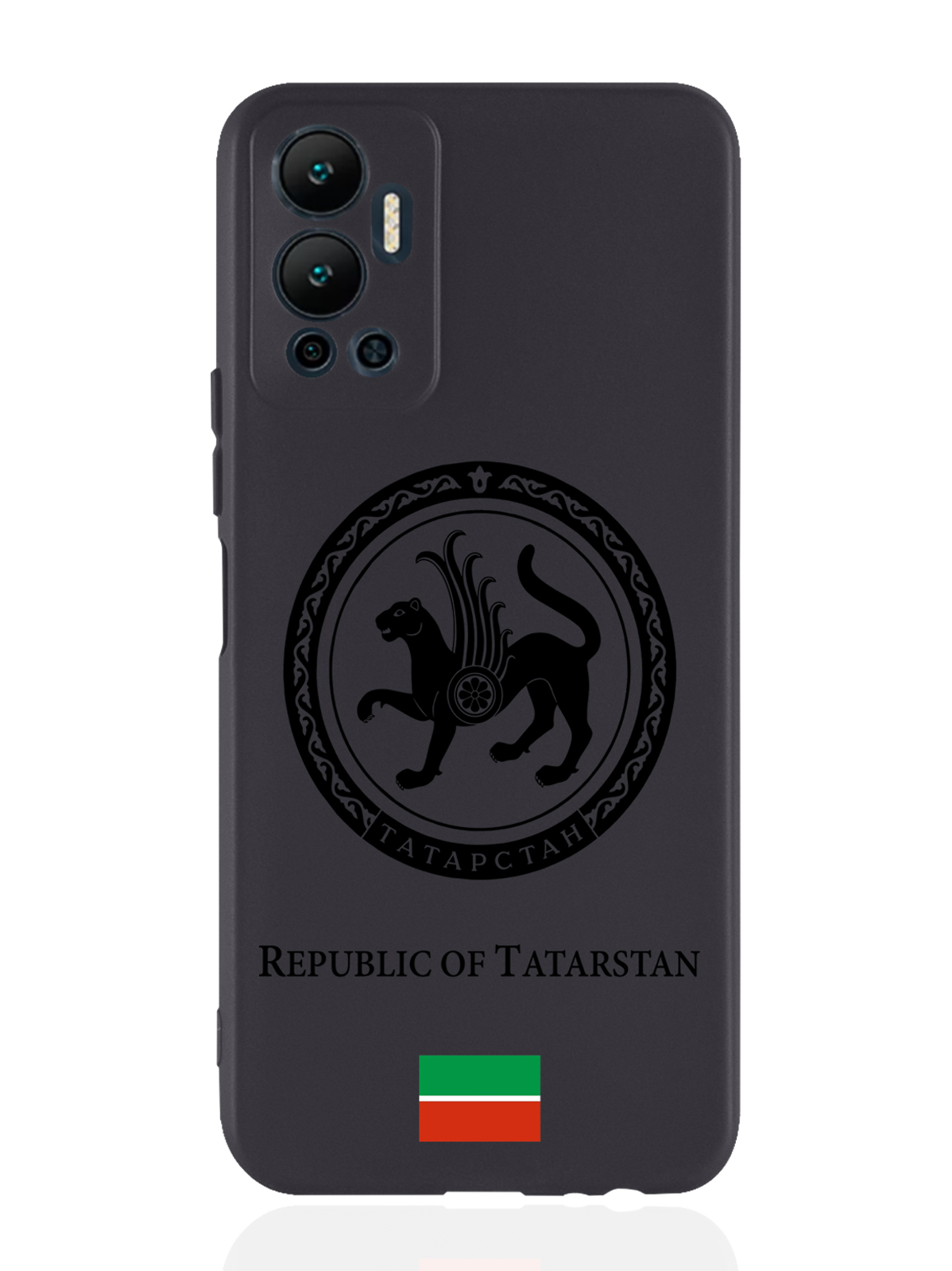 

Чехол SignumCase для Infinix Hot 12 (2022) Черный лаковый Герб Татарстана черный