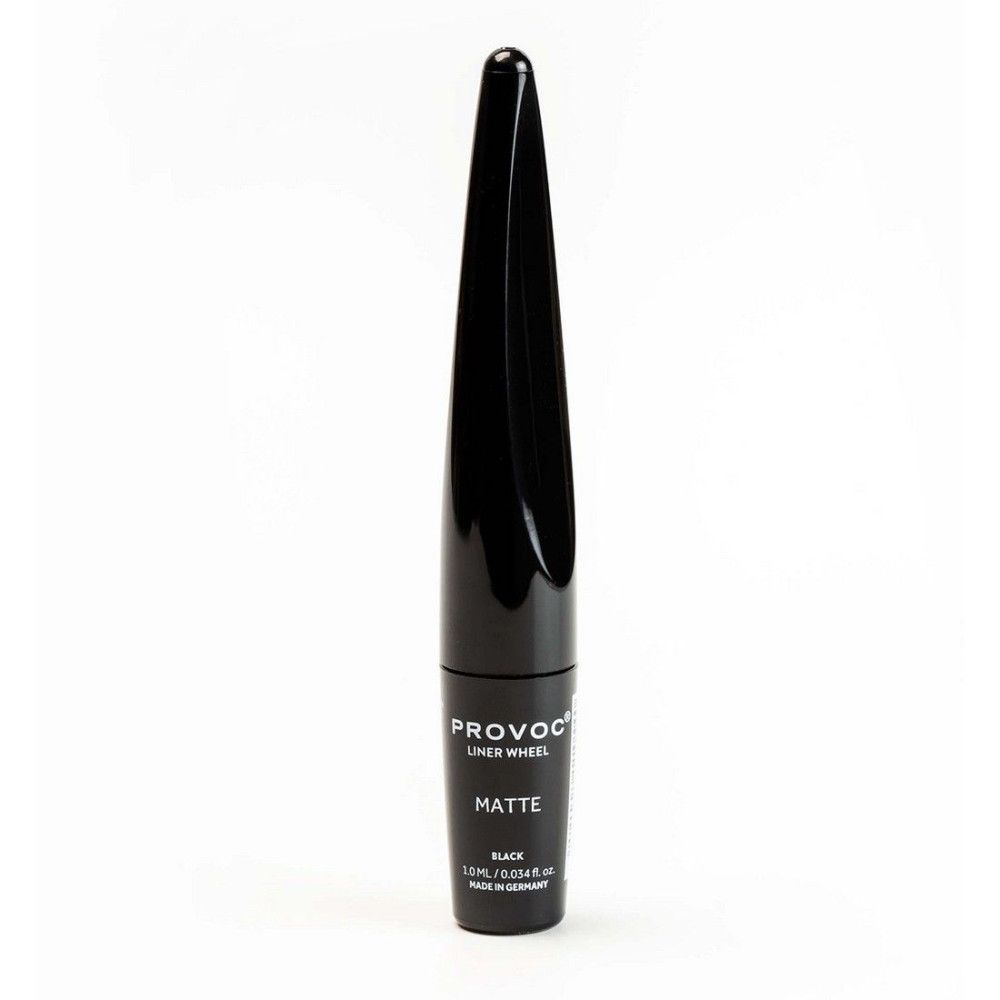 Жидкая подводка-ролл Provoc матовая Eyeliner Wheel 01 Matte Black подводка тени каял 24 часа make u make тон e11 мокко