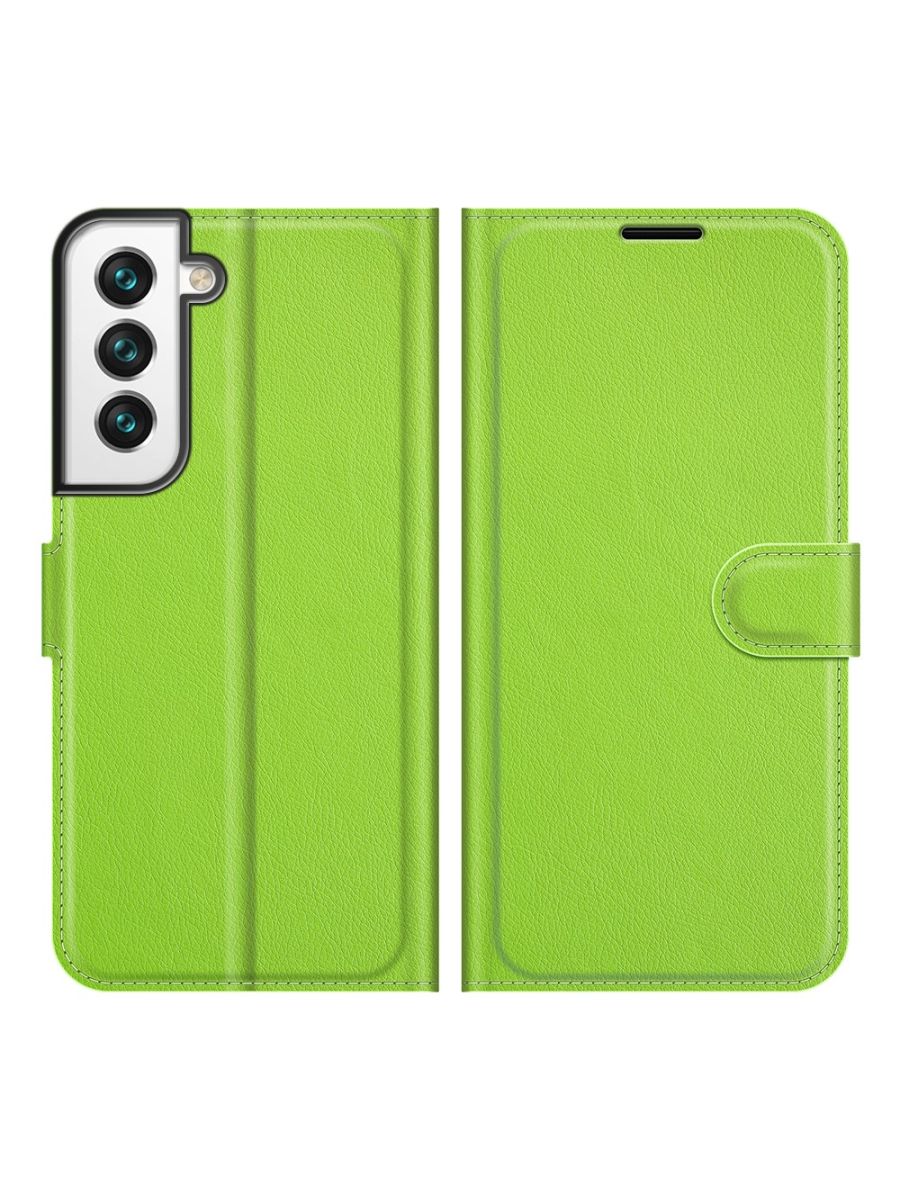 

Brodef Wallet Чехол книжка кошелек для Samsung Galaxy S22 Plus/S22+ зеленый