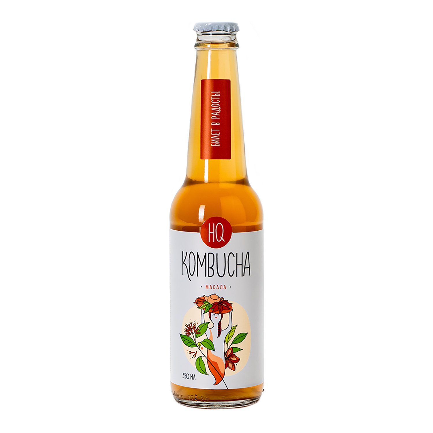 Напиток Hq Kombucha | масала, 330 мл