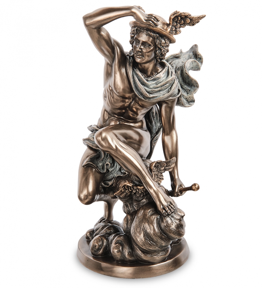 фото Ws-1110 статуэтка гермес - бог торговли и счастливого случая, юношества и красноречия (ver veronese