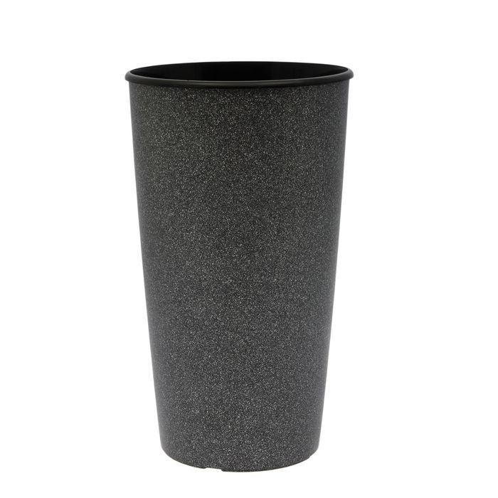 

Цветочный горшок Тek.А.Тek Le cone 280110028 10 л графит 1 шт., Серый, Le cone