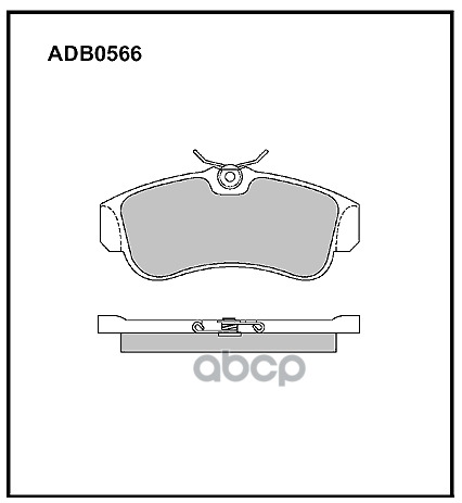 

Тормозные кололки ALLIED NIPPON передние дисковые ADB0566