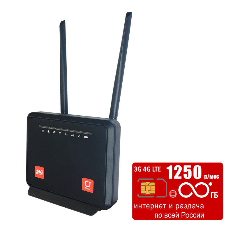 

Wi-Fi роутер Olax mc60 (komplekt-MC60-mtc1250-SG-sb), mc60