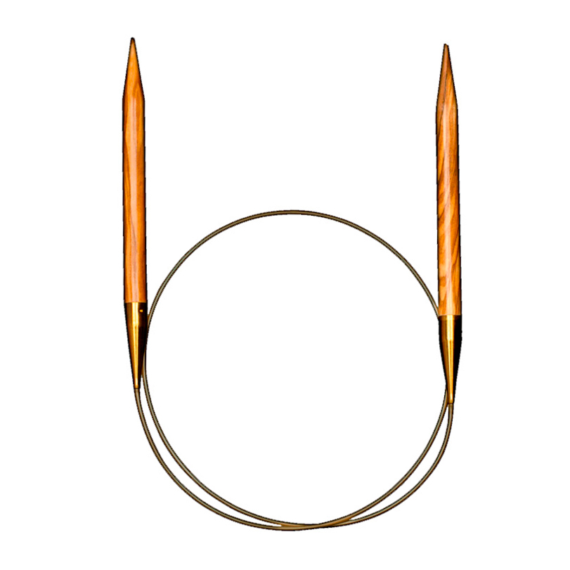 

Спицы для вязания Addi круговые из оливкового дерева, 4 мм, 40 см, арт.575-7/4-40, Коричневый, NATURE