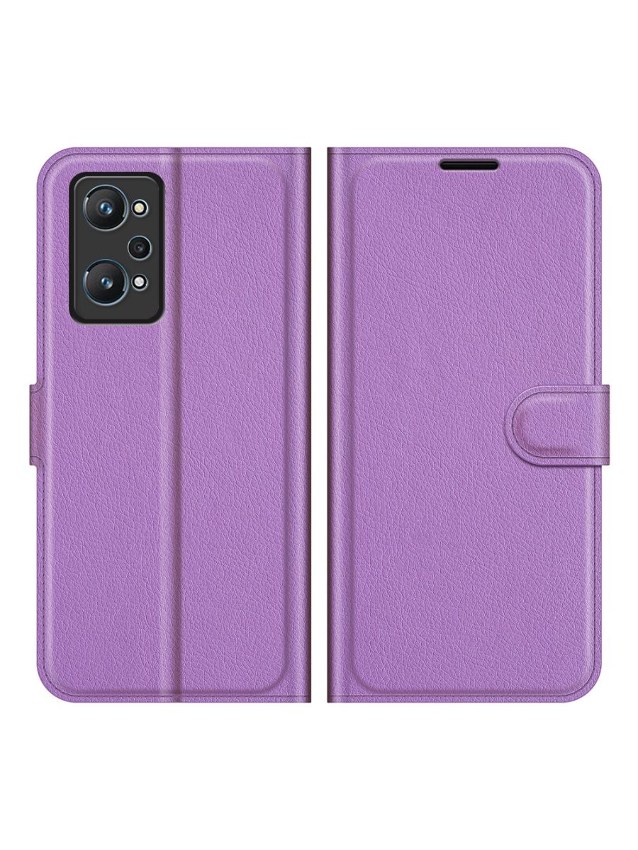 

Brodef Wallet Чехол книжка кошелек для Realme GT Neo 2 фиолетовый