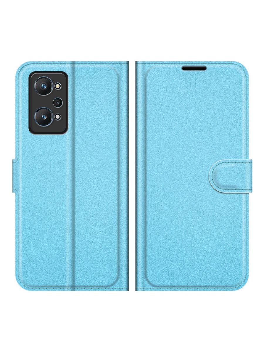 

Brodef Wallet Чехол книжка кошелек для Realme GT Neo 2 голубой