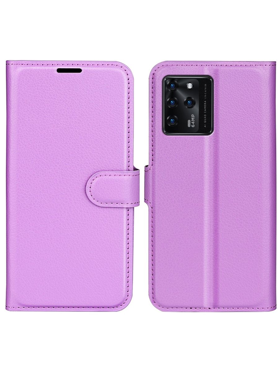 

Brodef Wallet Чехол книжка кошелек для ZTE Blade V30 фиолетовый