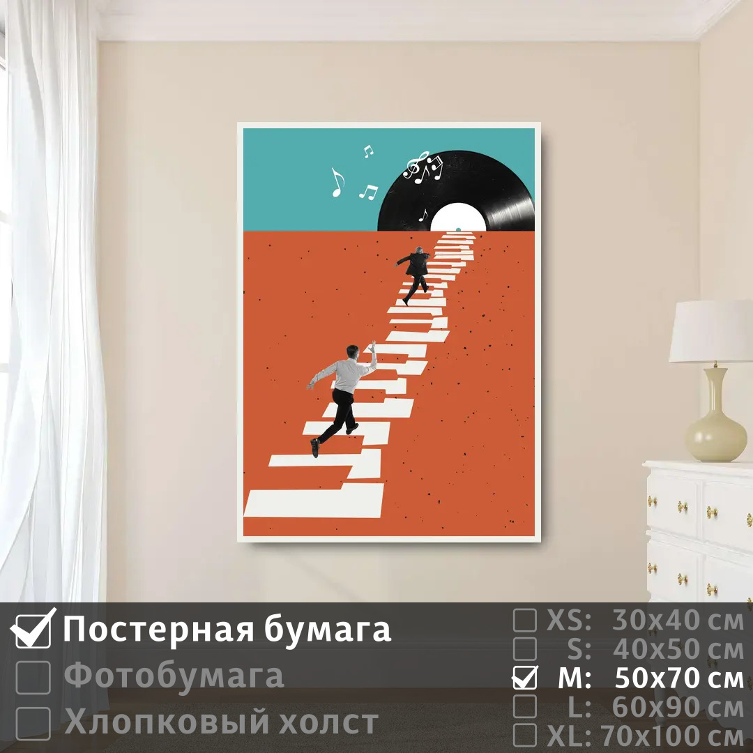 

Постер на стену ПолиЦентр Ретро винтаж в стиле арт 50х70 см, РетроВинтажВСтилеАрт