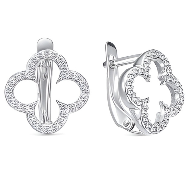 

Серьги из серебра Silver Fish 11-1013OZ, фианит, 11-1013OZ