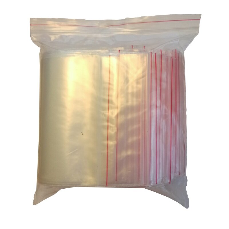 

Пакет с замком zip-lock 10x15 см 32 мкм 100 штук в упаковке, 1476963