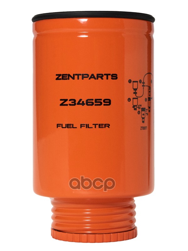 

ZENTPARTS Z34659_фильтр топливный! сепаратор D107 H248 1-14\ Caterpillar Tractor 1шт