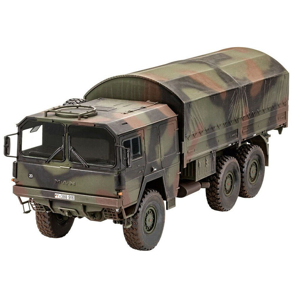 

Сборная модель Revell 1/35 Военный грузовик MAN 7t Milgl 03291