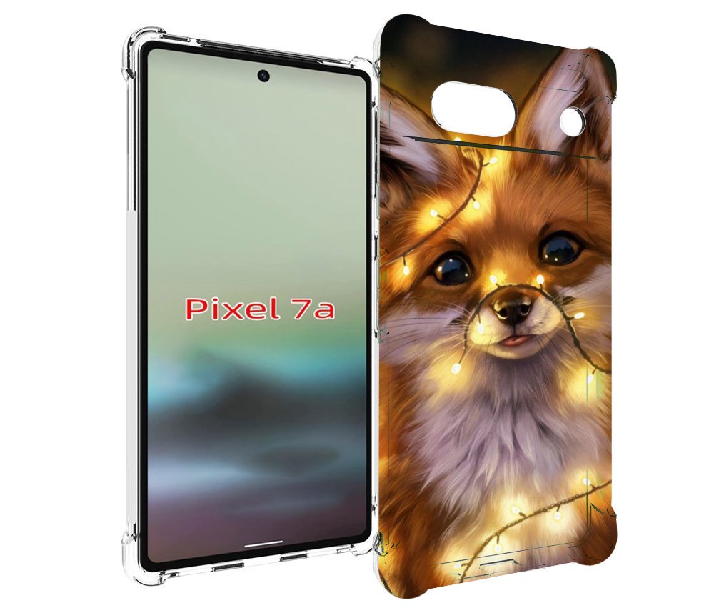 

Чехол MyPads Лисенок-в-гирлянде для Google Pixel 7A, Tocco