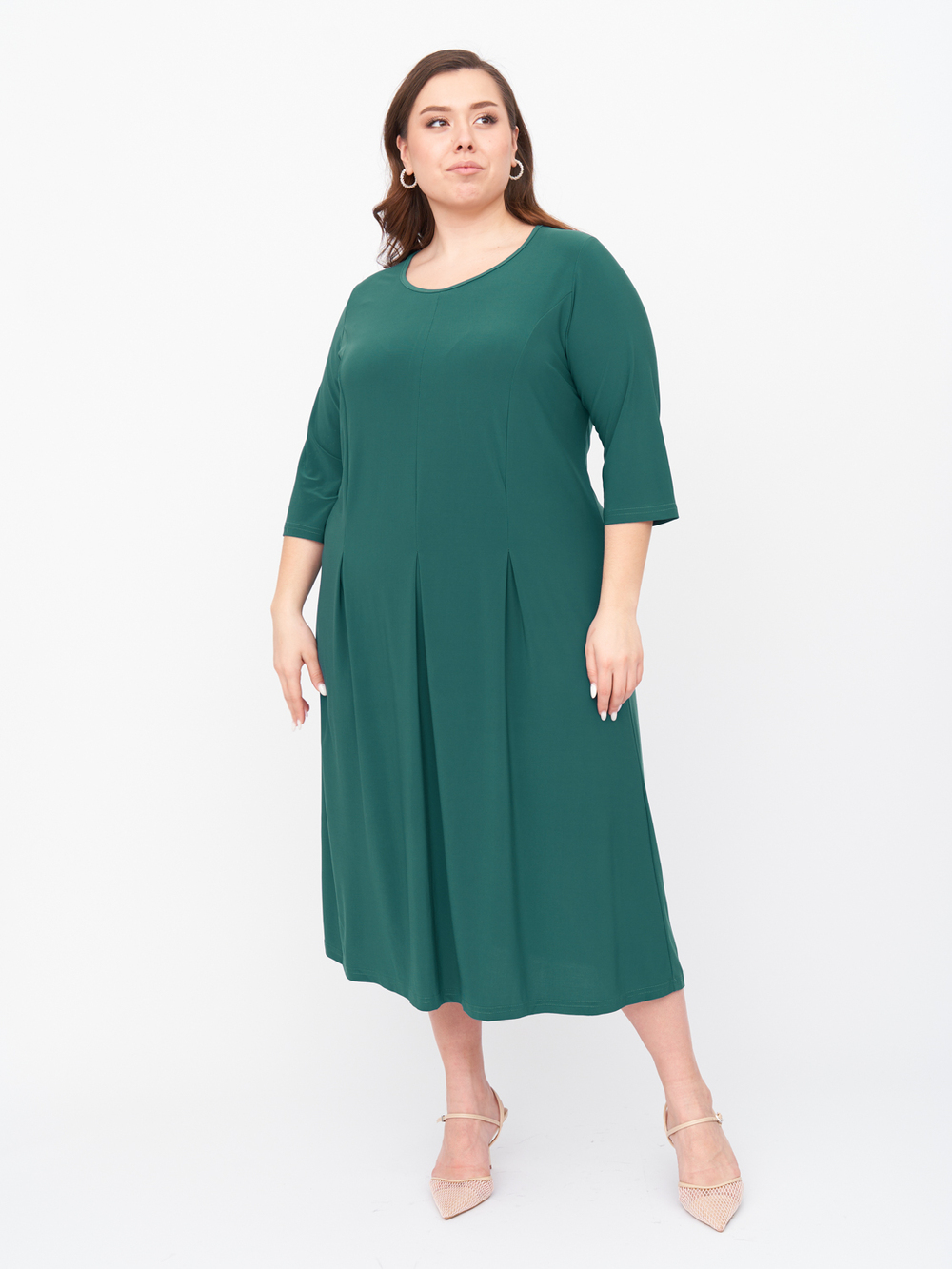 Платье женское ZORY ZPP37107GRN45 зеленое 60-62 RU