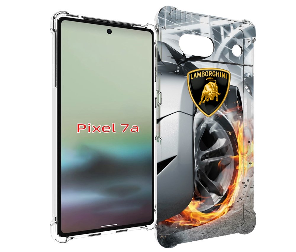 

Чехол MyPads Ламборгини мужской для Google Pixel 7A, Tocco