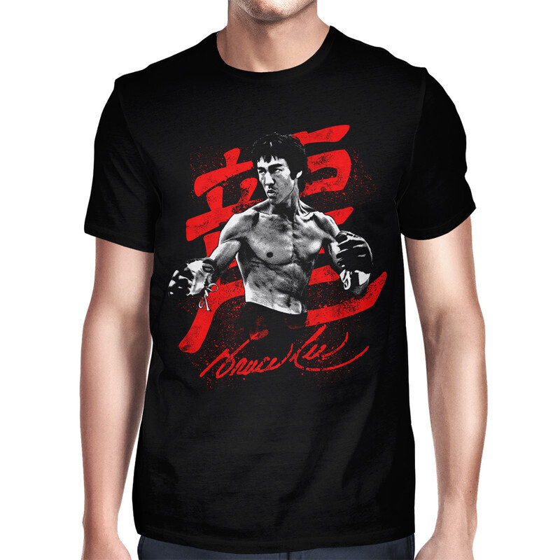 

Футболка мужская Dream Shirts Брюс Ли 10007182 черная XS, Брюс Ли 10007182