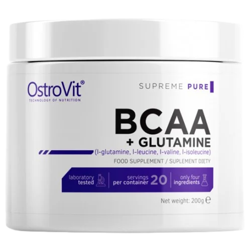 

Ostrovit BCAA+GLUTAMINE, 200г (Без вкуса)
