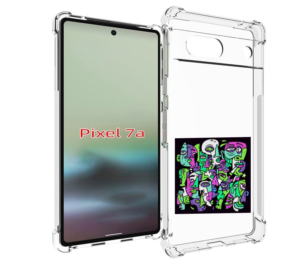 

Чехол MyPads Кривой эфир ATL для Google Pixel 7A, Tocco