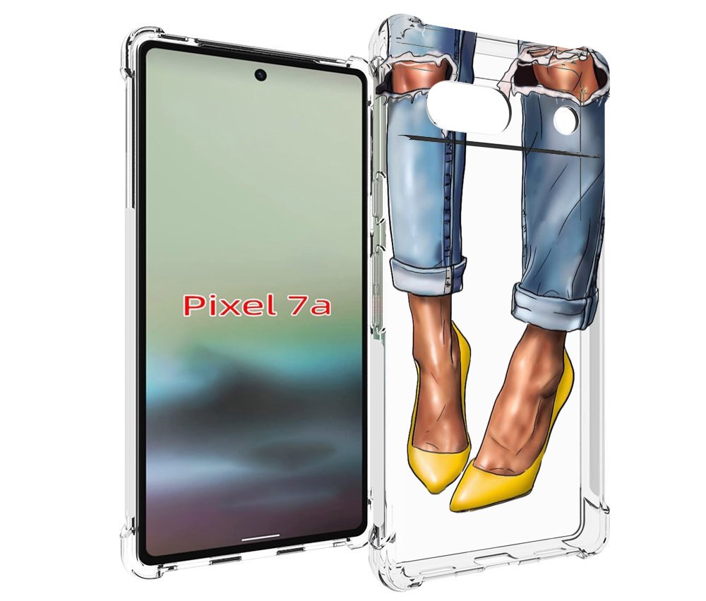 

Чехол MyPads Красивые-туфли для Google Pixel 7A, Tocco