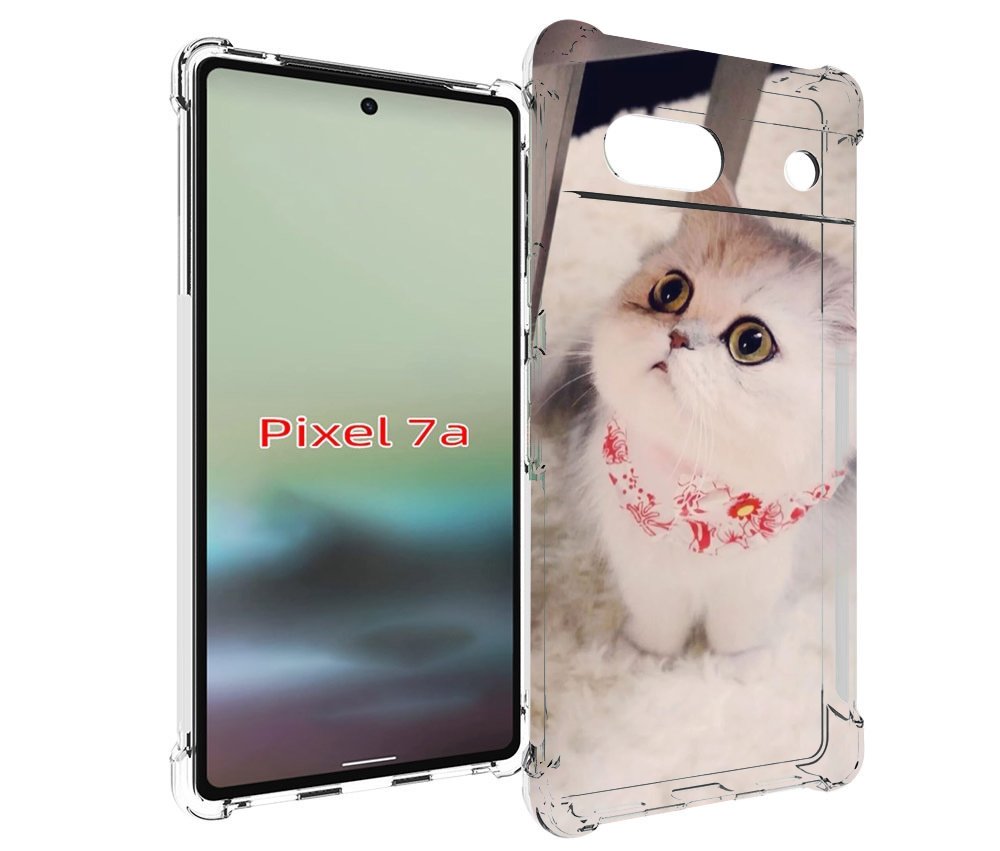 

Чехол MyPads Котеночек женский для Google Pixel 7A, Tocco